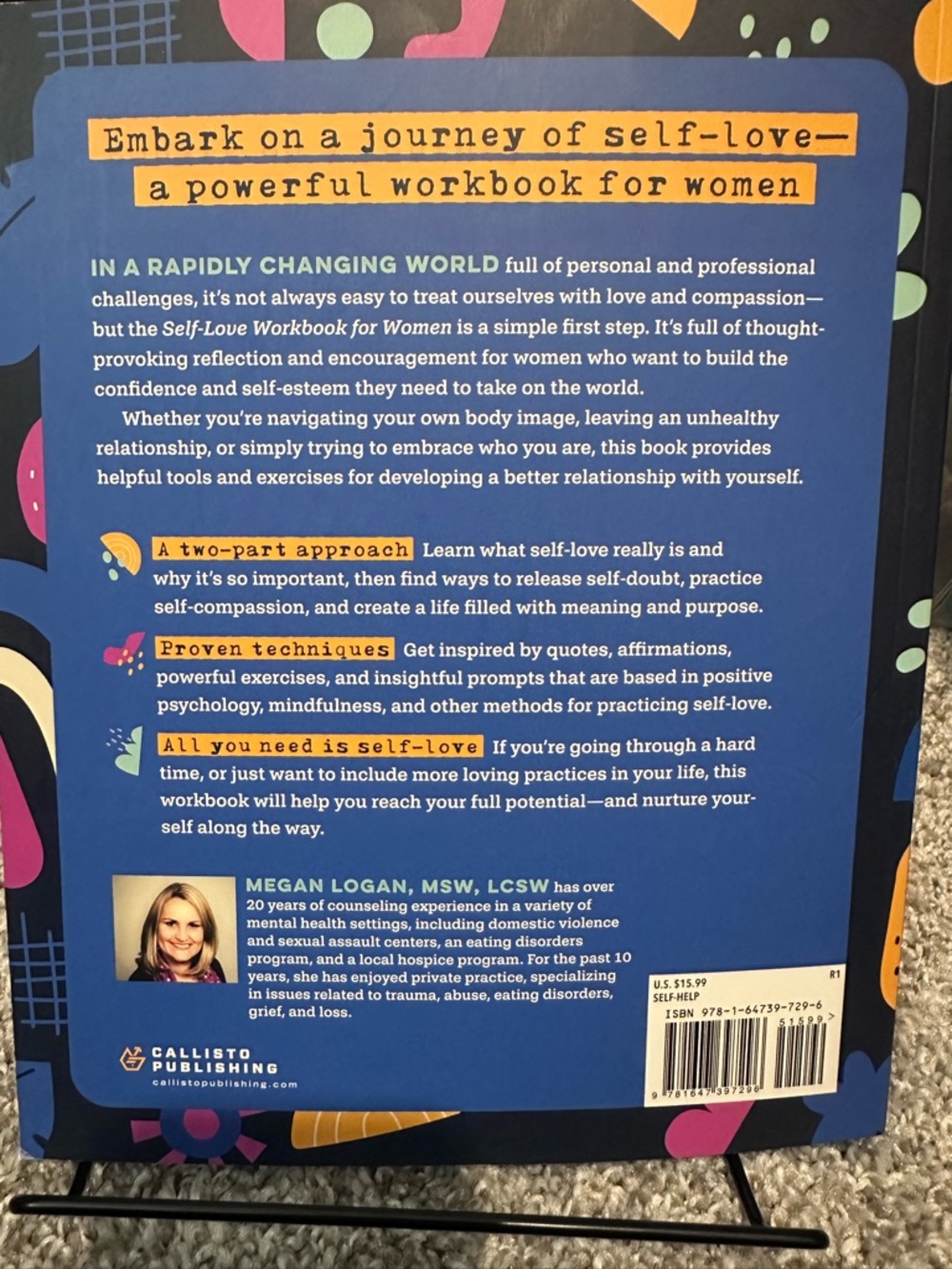 Self-Love Workbook for Women by Megan Logan - Picture 2 of 2